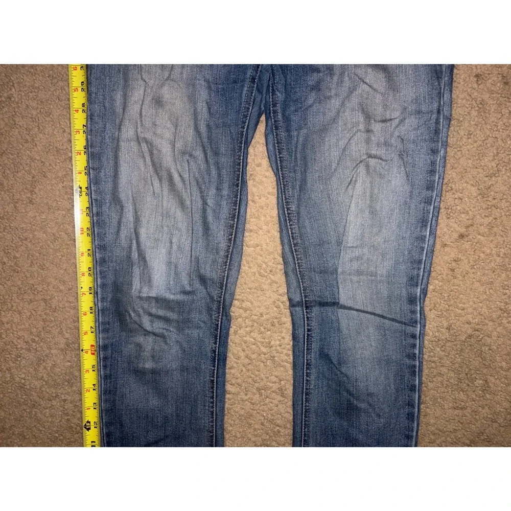 White House Black Market Slim Leg Jeans 2R Medium Wash Denim Blue Pants T42-31